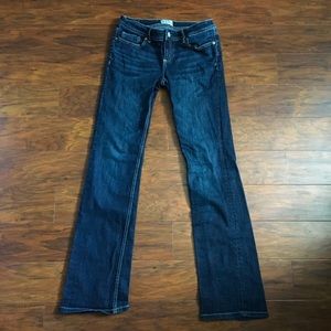 Aeropostale jrs size 7/8 long boot cut blue jeans